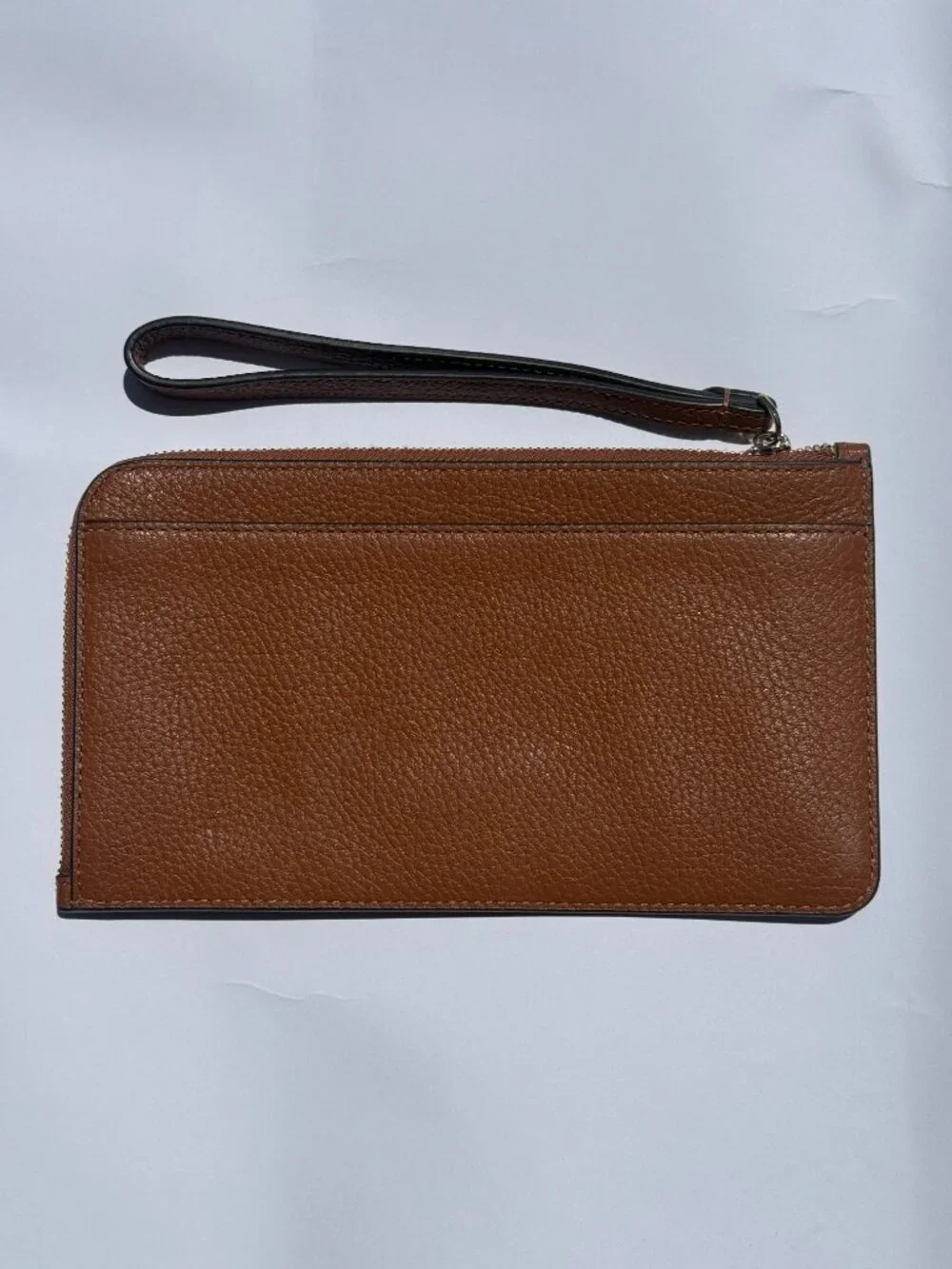 Kate Spade Lucy Pebbled Leather Medium L-zip Wristlet Wallet NWT